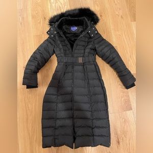 Black Seraphine Maternity Coat